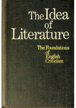 The idea of Literature