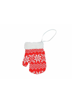 Rękawica czerwono-biała 15cm