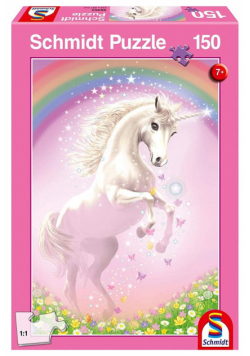 Puzzle 150 Różowy jednorożec G3
