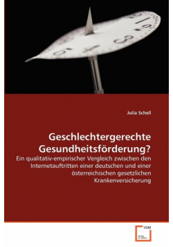 Geschlechtergerechte Gesundheitsförderung?