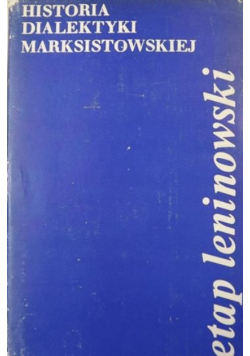 Historia dialektyki marksistowskiej Etap leninowski