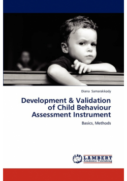 Development & Validation of Child Behaviour Assessment Instrument