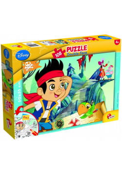 Jake i Piraci. Puzzle dwustronne Plus 108 el.