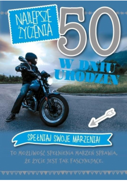 Karnet Urodziny 50 GM-652