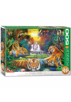 Puzzle 500 Tygrysy XXL