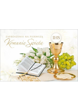 Zaproszenie Komunia Z. C6-362 (10szt.)