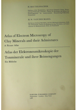 Atlas of Electron Microscopy of Clay Minerals and their Admixtures
