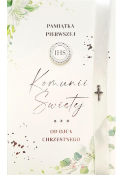 Karnet Komunia Ojciec chrzestny LUX-56