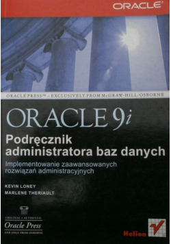 Oracle 9i przewodnik administratora baz danych