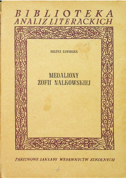 Medaliony Zofii Nałkowskiej