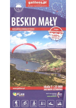 Mapa syntetyczna - Beskid Mały 1:25 000