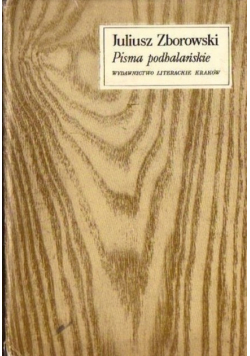 Zborowski Pisma podhalańskie tom 1