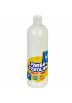 Farba szkolna biała 500ml ASTRA