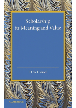 Scholarship
