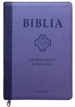 Biblia pierwszego Kościoła z paginat. fioletowa
