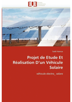Projet de etude et réalisation d un véhicule solaire
