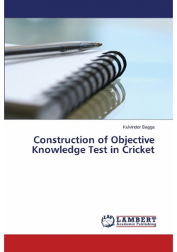 Construction of Objective Knowledge Test in Cricket