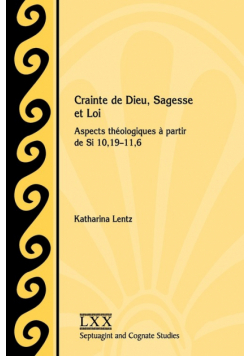 Crainte de Dieu, Sagesse et Loi