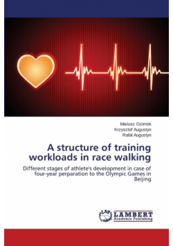 A structure of training workloads in race walking