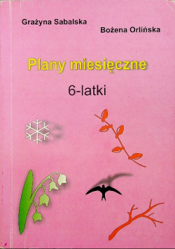 Plany miesięczne 6 - latki