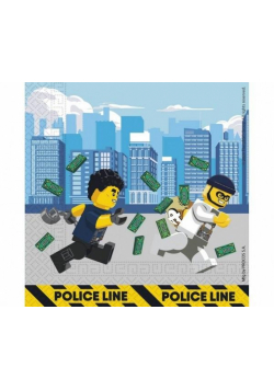 Serwetki papierowe Lego City 33x33cm 20szt