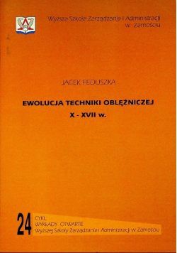 Ewolucja techniki oblężniczej X - XVII w