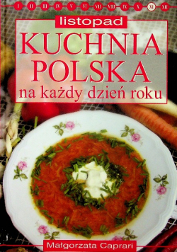 Listopad Kuchnia polska na każdy dzień roku