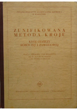 Zunifikowana metoda kroju krój odzieży