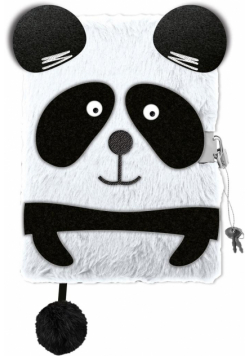 Pamiętnik z kłódką A5/96K Panda
