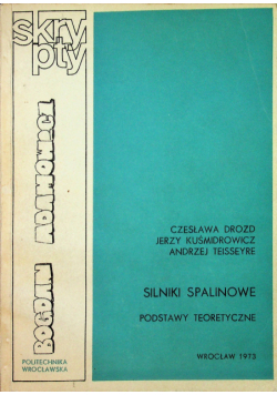 Silniki spalinowe podstawy teoretyczne