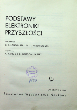 Podstawy elektroniki przyszłości