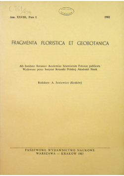 Fragmenta Floristica et Geobotanica