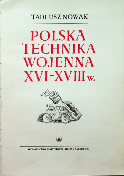 Polska technika wojenna XVI XVIII wieku