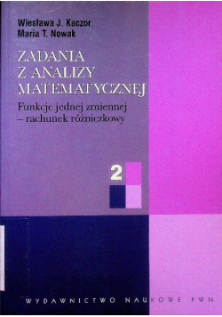 Zadania z analizy matematycznej