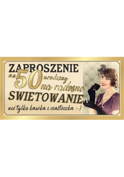 Zaproszenie Urodziny Z61