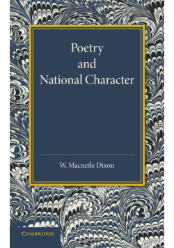 Poetry and National Character