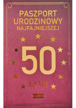 Karnet Urodzinowy 50