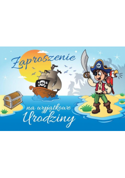 Zaproszenie Urodziny ZA-92 (10szt.)