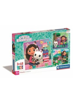 Puzzle 3x48 Super Kolor Gabby's Dollhouse
