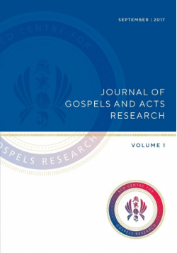 Journal of Gospels and Acts Research