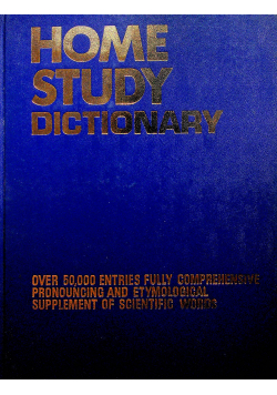 Home study dictionary