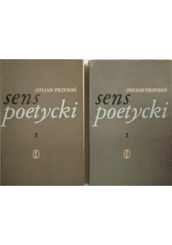 Sens poetycki Tom 1 do 2