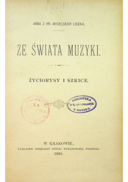 Ze świata muzyki 1896 r.