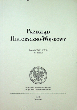 Przegląd Historyczno Wojskowy rocznik XVIII nr 2