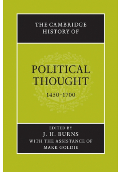 The Cambridge History of Political Thought 1450 1700