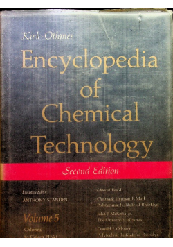 Encyclopedia of chemical technology vol 5