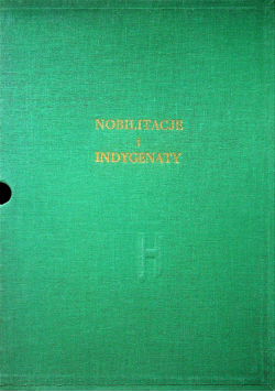 Nobilitacje i indygenaty 6 zeszytów