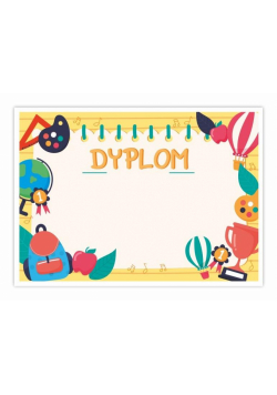 Dyplom A4 uniwersalny - Wygrana 10szt