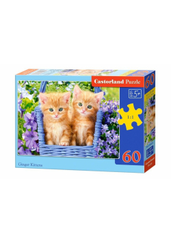 Puzzle 60 Ginger Kittens CASTOR