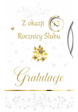 Karnet Rocznica Ślubu LUX-47